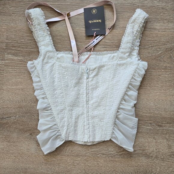 House of CB Catalina Corset Top New With Tags Size Medium Bodice Romantic $135 - Picture 9 of 17